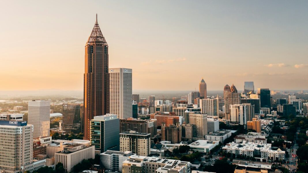 Lockheed Martin’s Marietta Expansion Adds 1,200 Jobs to a Major Atlanta-Area Manufacturing Hub Atlanta skyline used as representative regional imagery for Marietta employment coverage. Photo by Lance Asper on Unsplash.