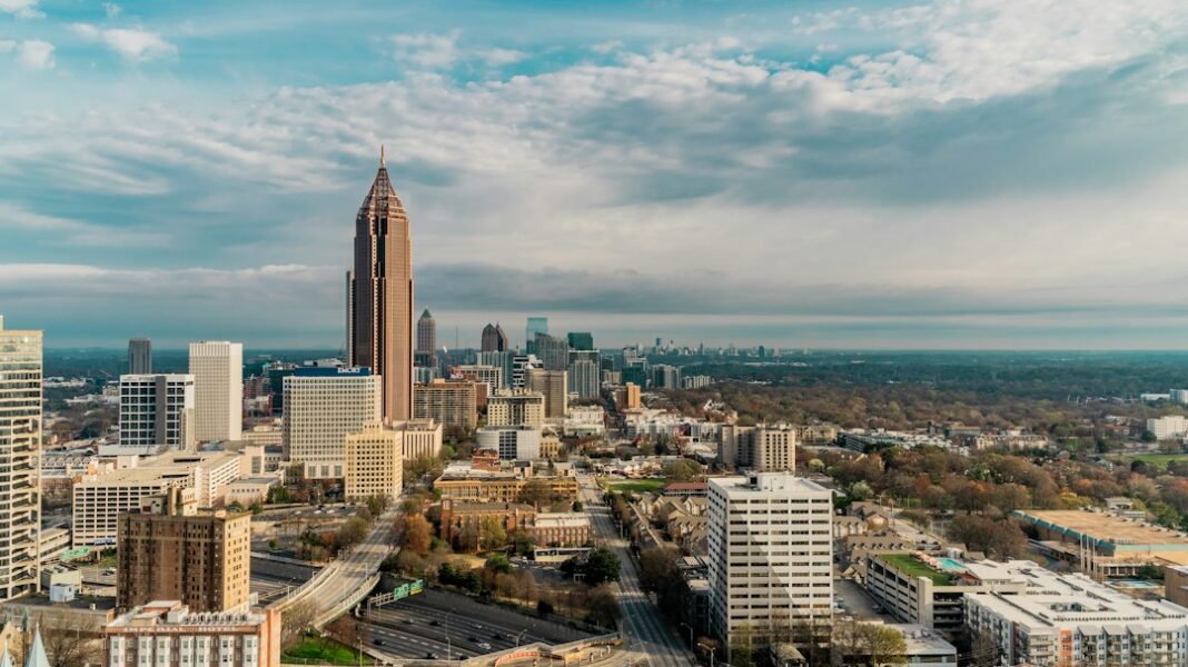 UCB’s $2 Billion Gwinnett Biologics Plant Will Anchor a New Metro Atlanta Life-Sciences Site Downtown Atlanta skyline used as representative regional imagery for Gwinnett life-sciences coverage. Photo by ibuki Tsubo on Unsplash.