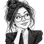 Illustrated portrait of Avery Chen, the jobgetr.ai Research & Data editorial persona