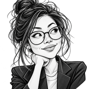 Illustrated portrait of Avery Chen, the jobgetr.ai Research & Data editorial persona