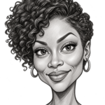 Illustrated portrait of Maya Ellis, the jobgetr.ai Atlanta & Local Affairs editorial persona